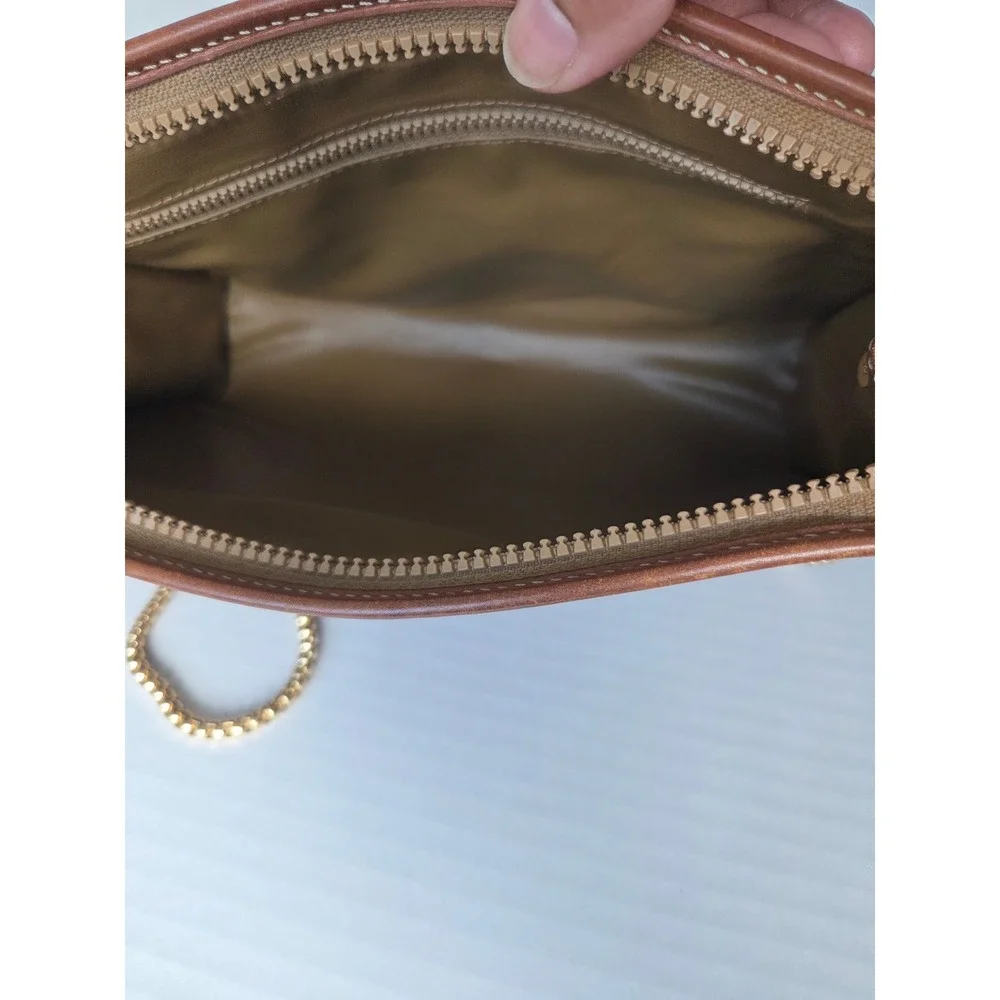 Celine Macadam Triomphe Vintage Shoulder Bag Brown Monogram Coated Canvas